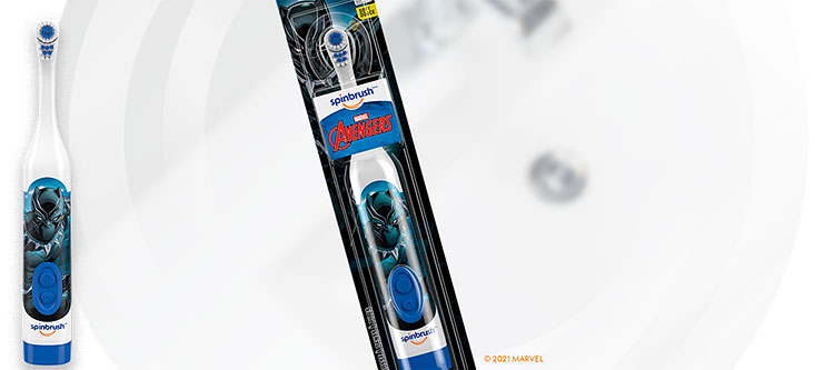 Spinbrush Marvel Avengers kids toothbrush